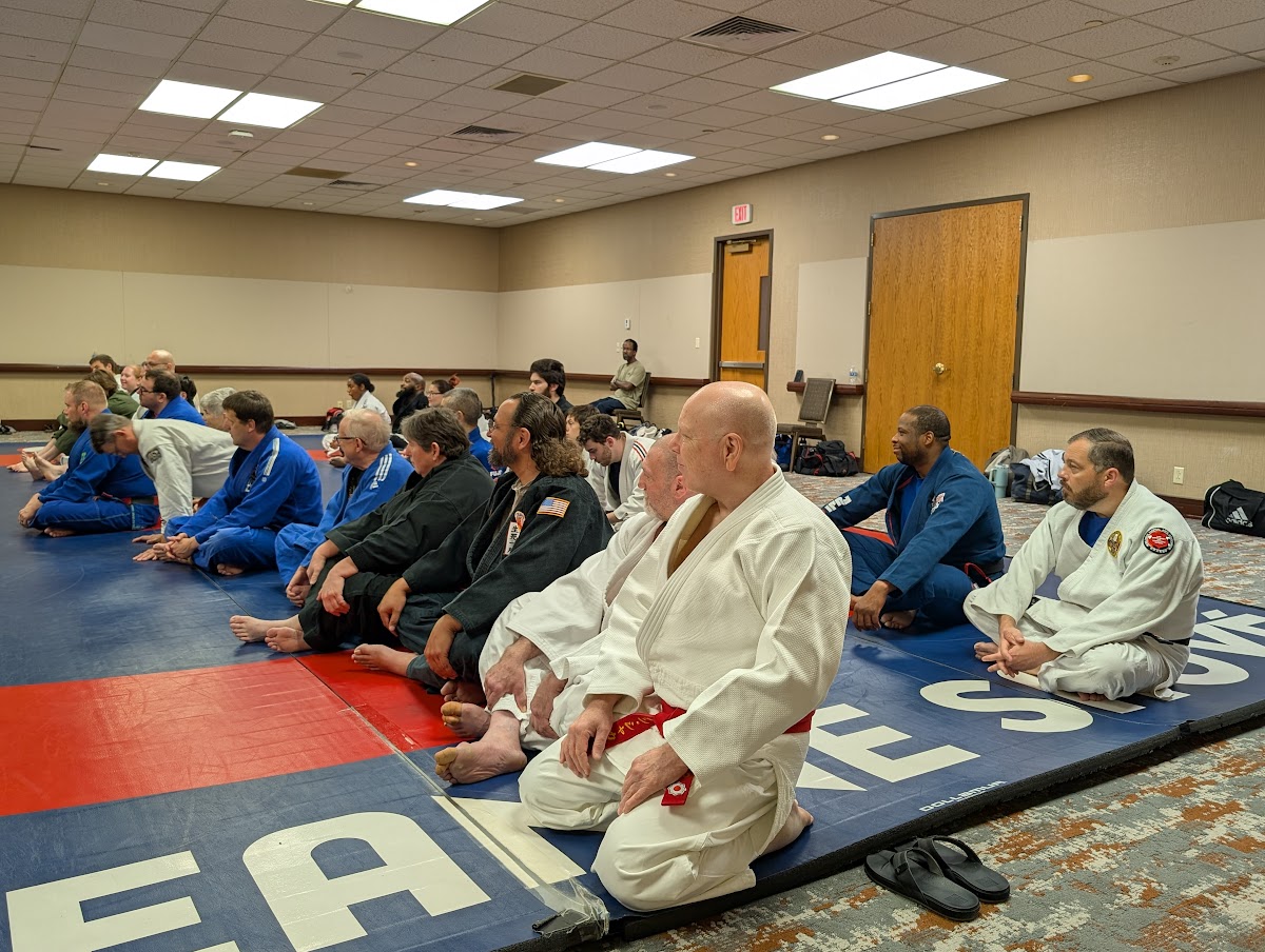 Morning martial arts training session at World Wide Martial Arts Association camp